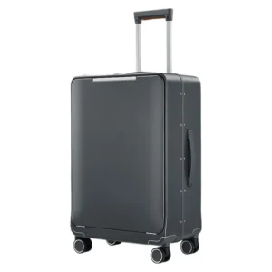 Front-Opening Aluminum Suitcase